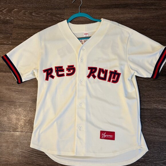 Supreme Red Rum Baseball Jersey (MEDIUM)